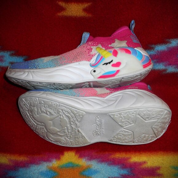 Skechers Unicorn Dreams Sherbert Stars Sneaker *Little Kids Size: 13.5 - Picture 2 of 10